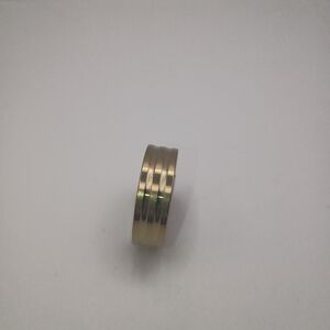 Stainless Steel Gold Wedding Engagement Ring Band For Men Size 21 U.S Size 10.25